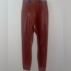 90 Degree By Reflex High-Waisted Brown Lined Leggings